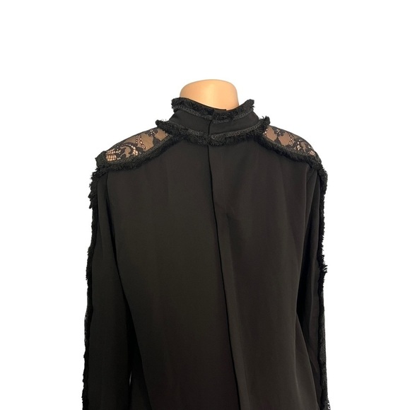 Endless Rose High Neck Black Lace Dress - Picture 6 of 9